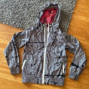 Volcom Transition Performance Driven Streetwear Hooded Windbreaker Size Medium